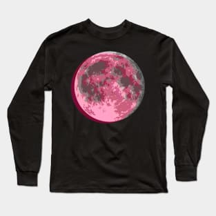 Whole Pink Moon Long Sleeve T-Shirt